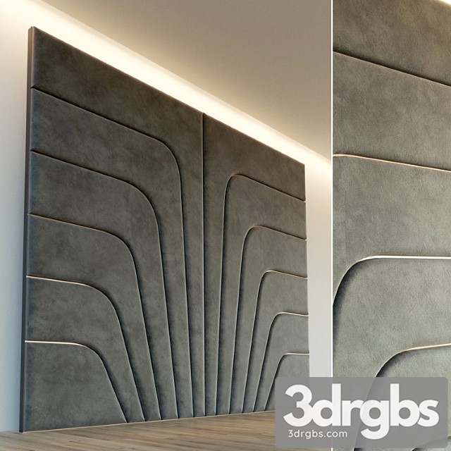 Decorative wall. soft panel. 45