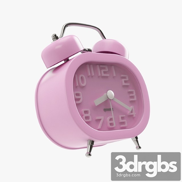 Goldfox fashion oval cute twin double bell desk alarm clock