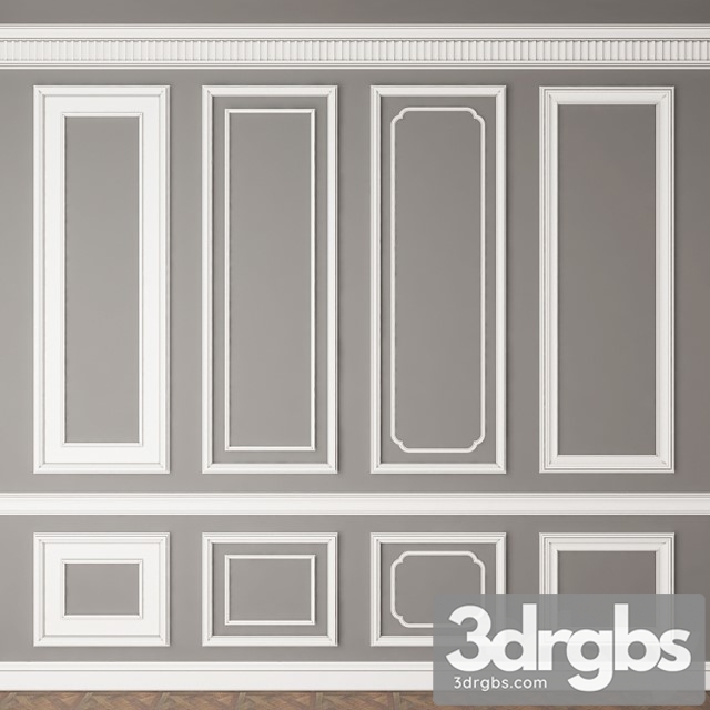 Decorative plaster Decorative molding 01