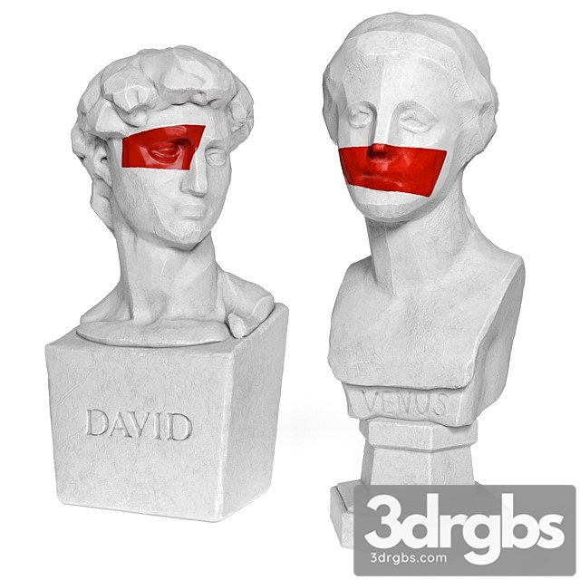 Venus and David Edges Bust