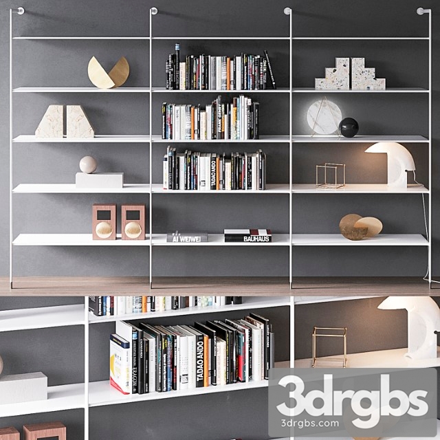 Rimadesio Wind Wall Bookcase