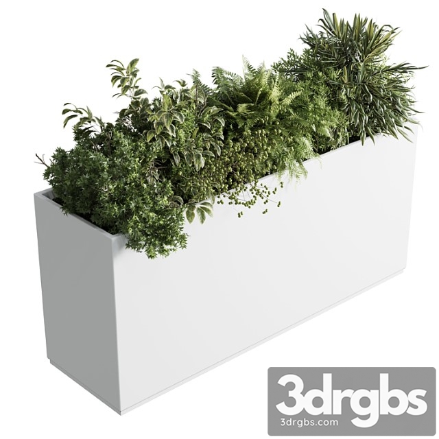 Plastic Box Plants On Stand Set Indoor Plant 389