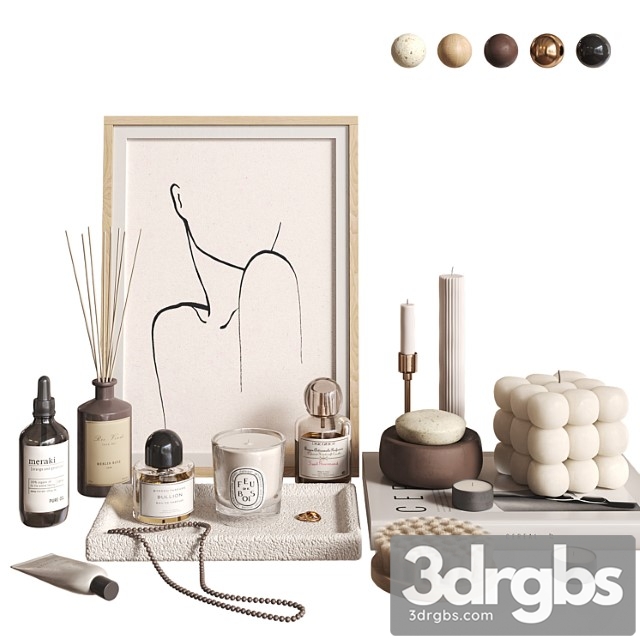 Franch decor set 002