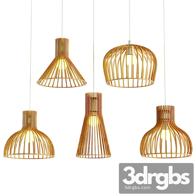 Aliexpress Wooden Hanging Lamp Set 2