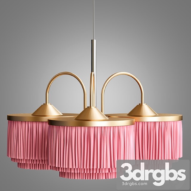 Hans-agne jakobsson, silk fringe pendant lamp