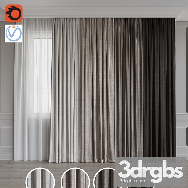 Set of curtains 86