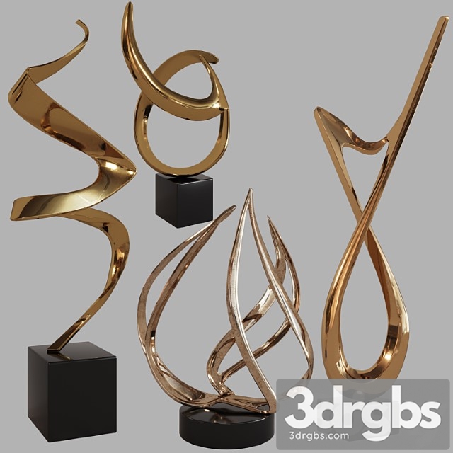 Sculptures decor set by bob bennett 03