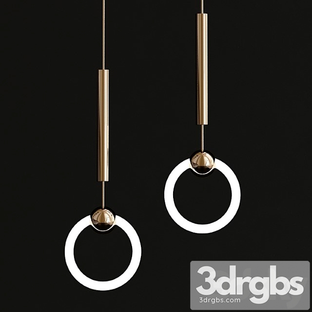 Lee broom ring suspension lamp