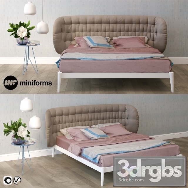 Miniforms Shiko Capitone Bed