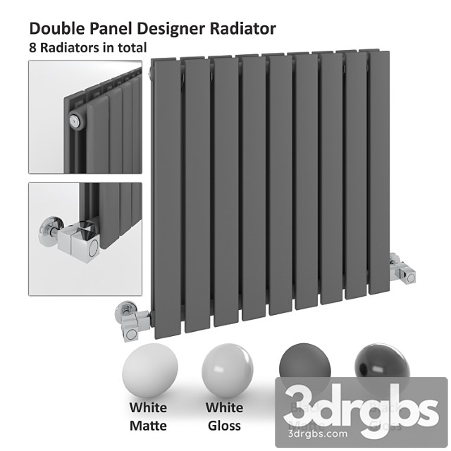 Double panel radiator - milano alpha radiator