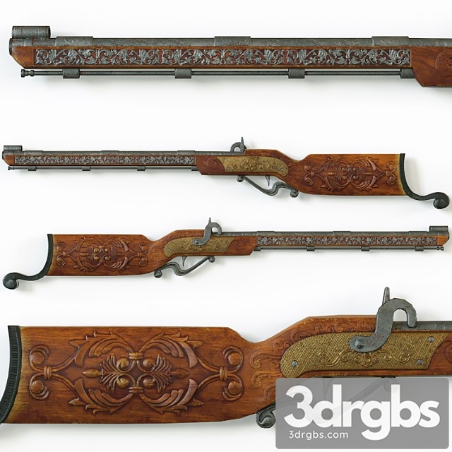 Vintage decorative shotgun