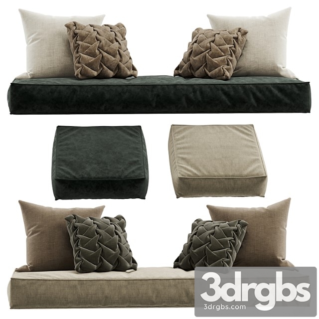 Seat pillow set 8