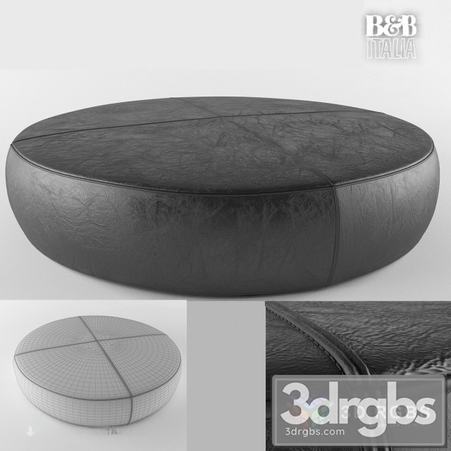 Leather Ottoman