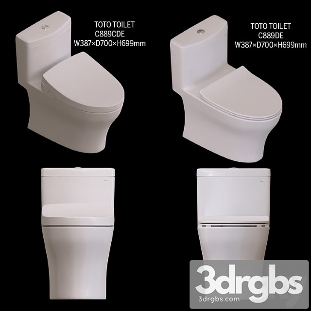 Toto Toilet C889cde C889de 4