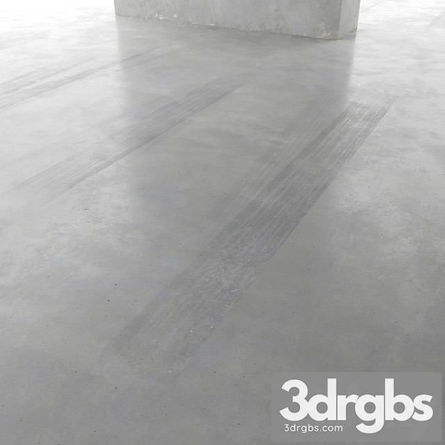 Parking concrete floor