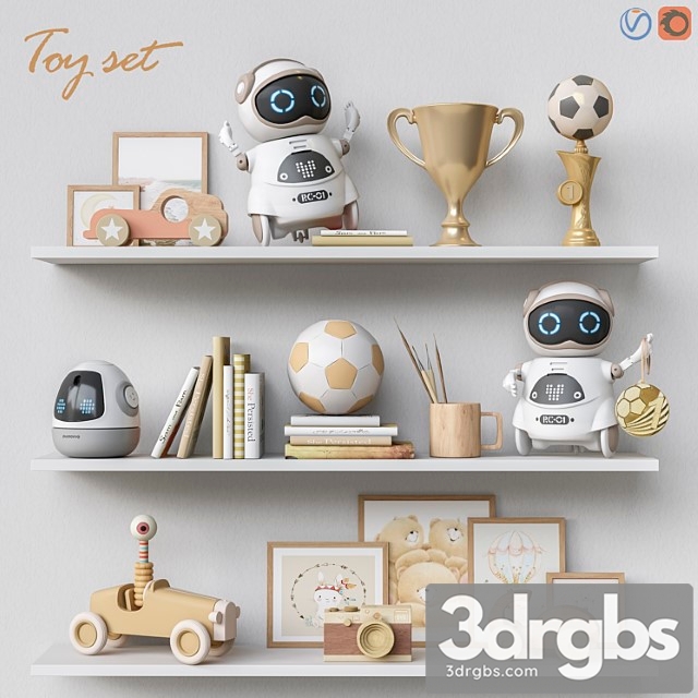 Toys and furniture set 62