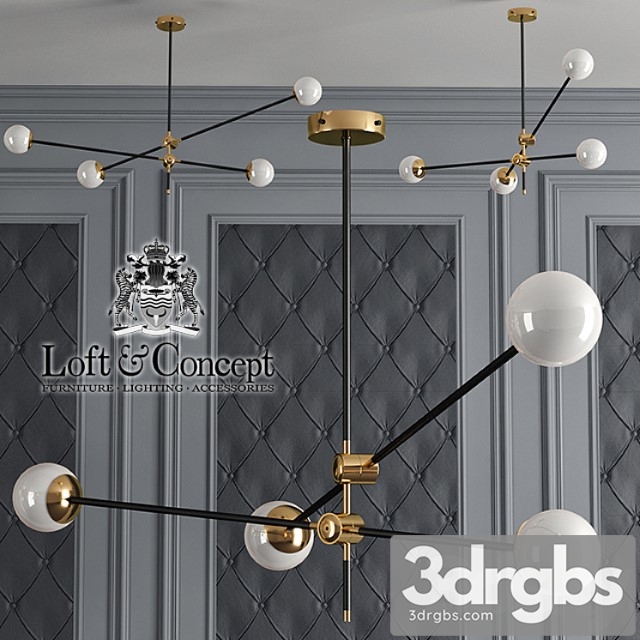 Liustra Bullarum Si 4 Chandelier