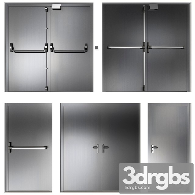 Metal swinging fire doors_1