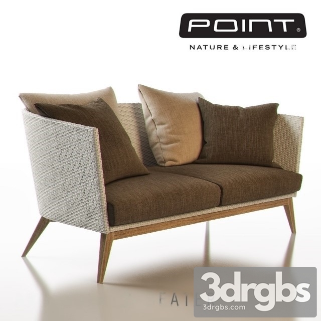 Point Arc Outdoor 2 Seater Sofa 3