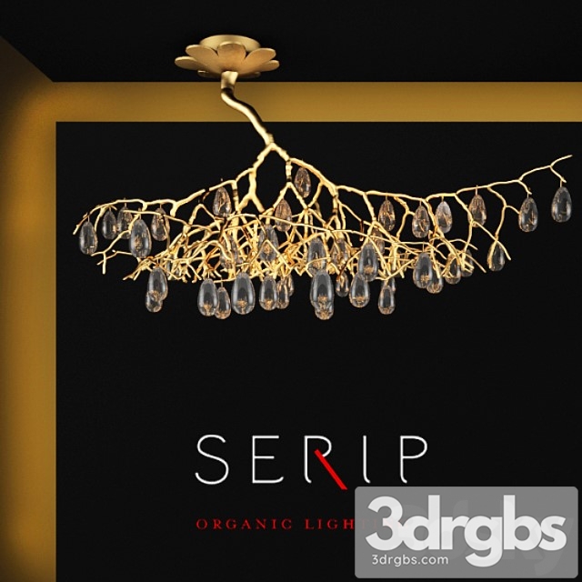 Serip Fascinium Gold Luxury Lamp Luxury Decor Chandelier Drops