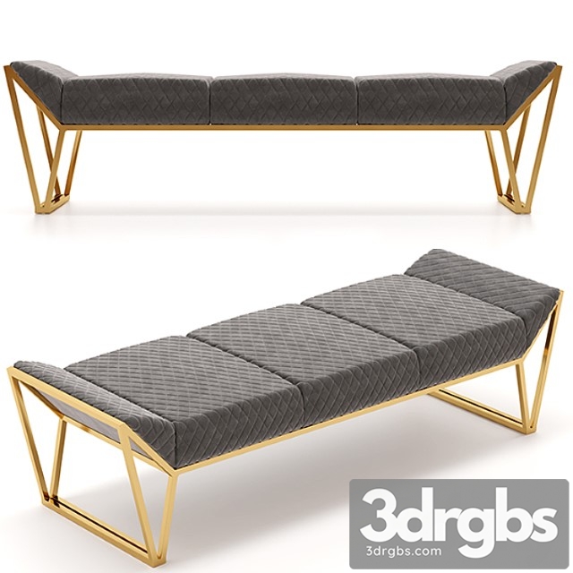 Luxxu Prisma Ottoman Luxury Bench