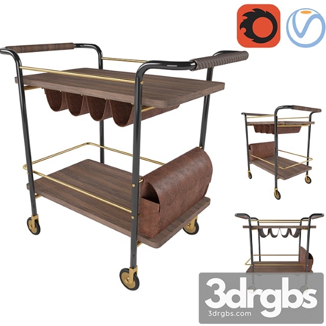 Valet bar cart 2