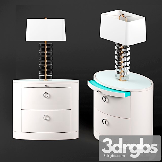 Hastings Nightstand And Ferris Lamp