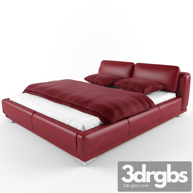 Red Leather Bed