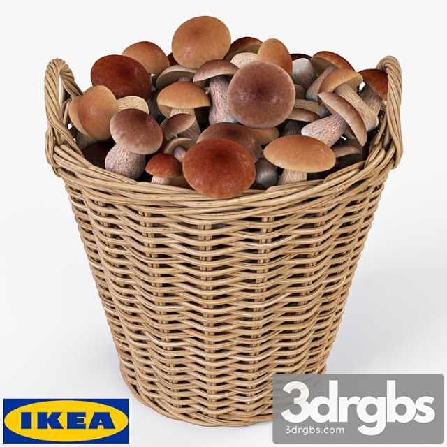 Ikea shopping nipprig with mushrooms