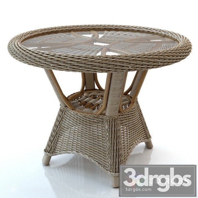Outdoor Rattan Table