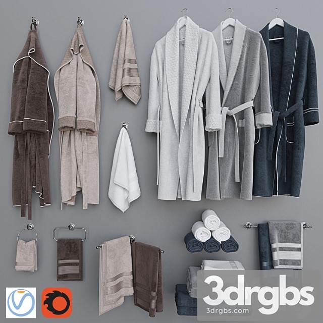 Bathrobe Set 4