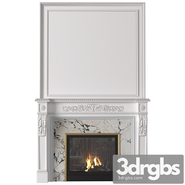 White Fireplace In A Classic Style Fireplace In Classic Style