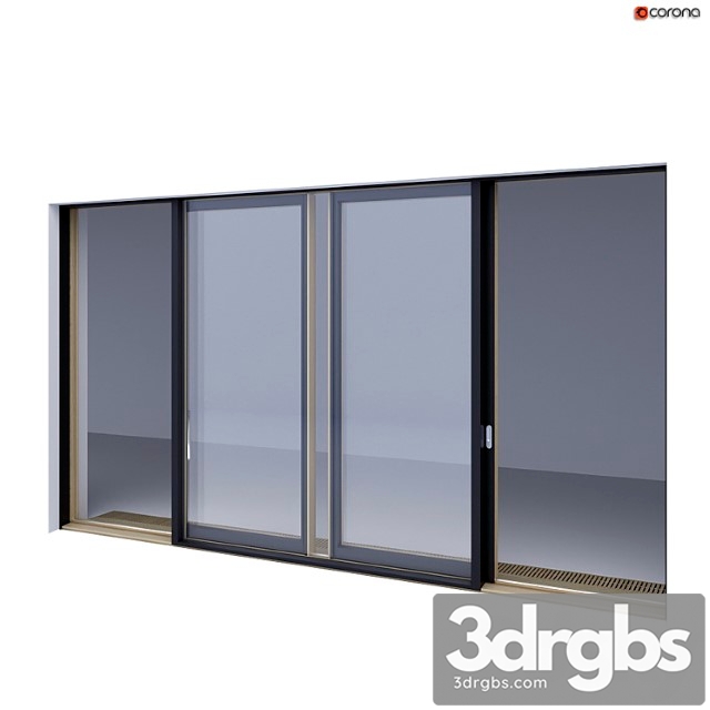 Wood-aluminum sliding stained-glass windows 1