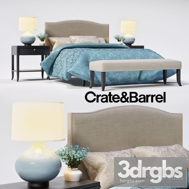 Crate Barrel Luxury Bed