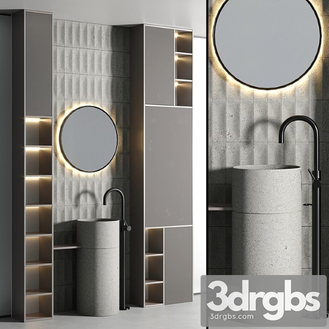 Bathroom Furniture Set 02 1