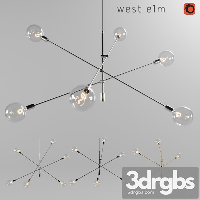 Chandelier west elm mobile chandelier - grand