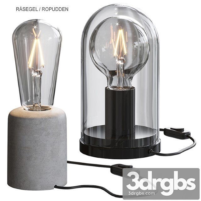 Ropudden table lamp