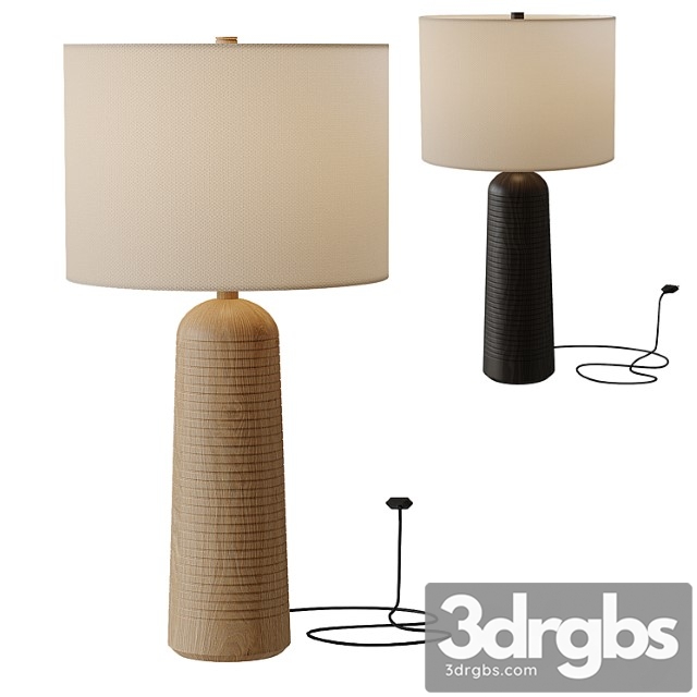 Frankfort wood table lamp