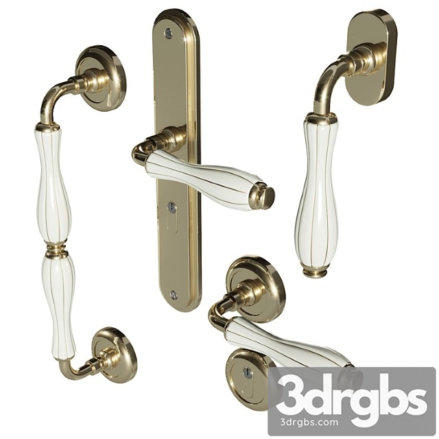 Set of door handles fimet lady 148