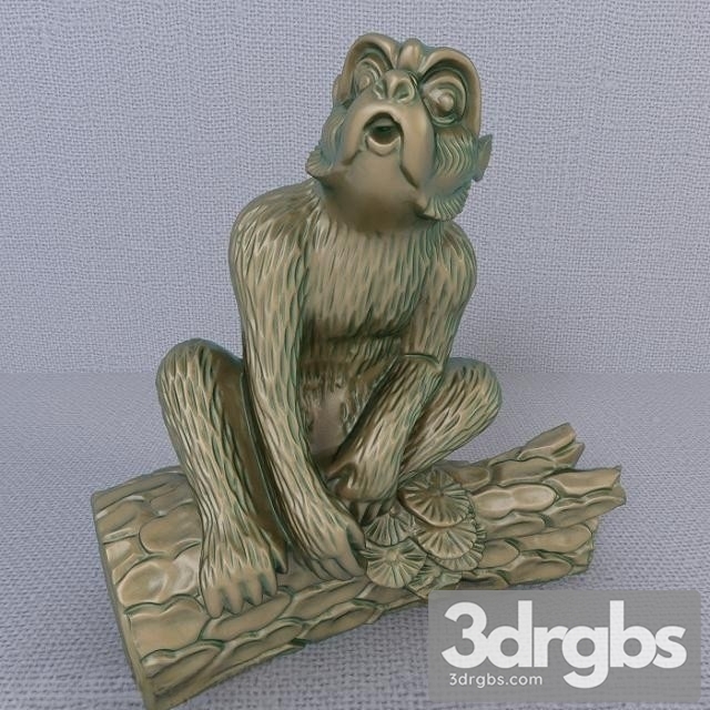 12 Bronze Zodiac Animals Monkey