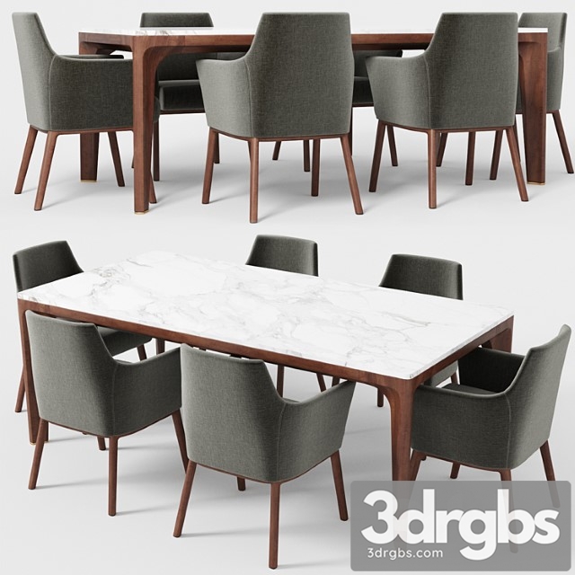 Giorgetti alina armchair anteo table 2