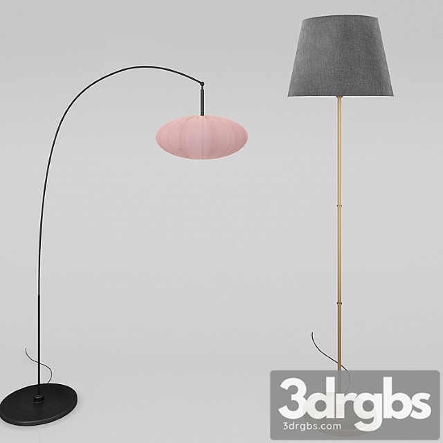 Ikea floor lamps set 1