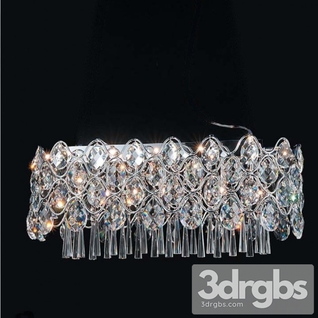 Horizontal Crystal Lamp