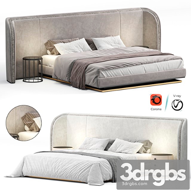 Download Calabria bed by frato model - 3DRGBs