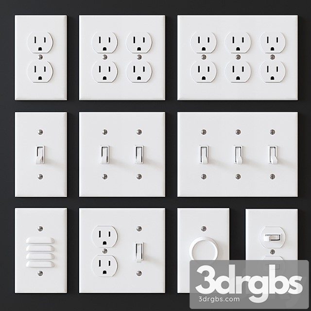 Us electrical outlets and switches