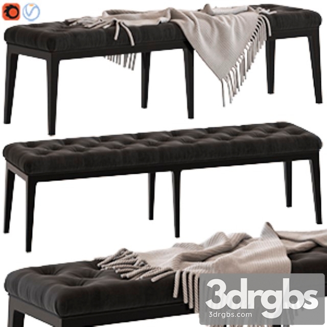 Coco Republic Piccadilly Tufted Bench