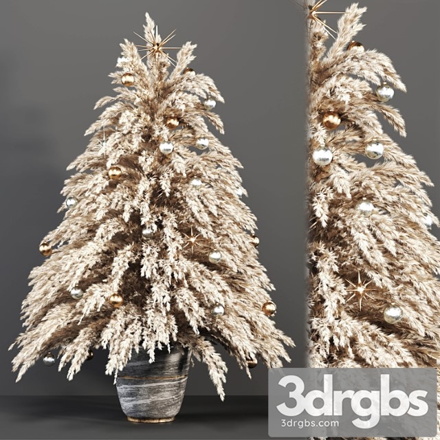 Christmas tree - dried plant-002