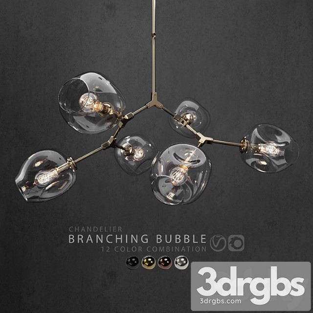 Collection branching bubble 6 lamps