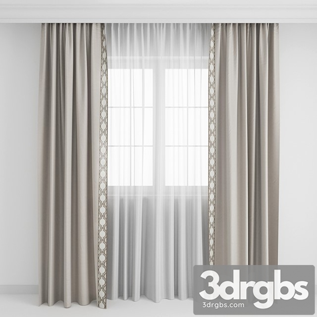 Curtains with a border1