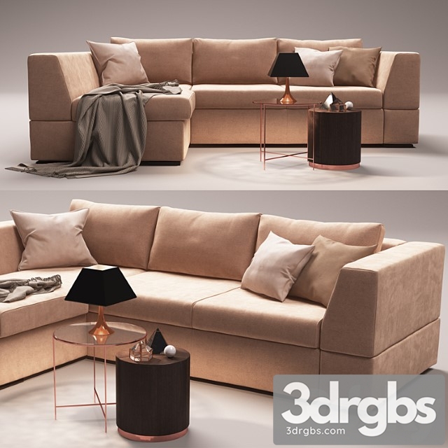 Corner sofa marcel soft 2mr-2tl from blest tm 2